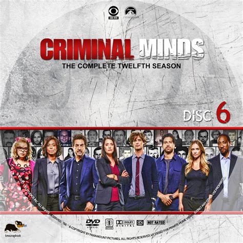 Criminal Minds Season 12 2017 Cover Labels | DVD Covers | Cover Century ...