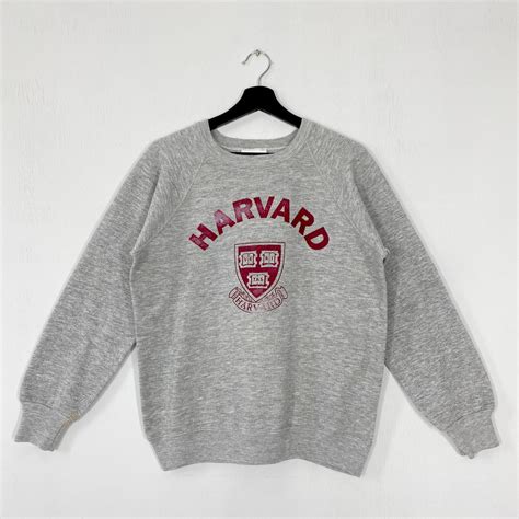 Vintage 80s Harvard University Sweatshirt Harvard University Crewneck ...