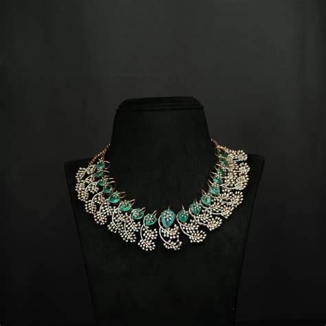 Check out the Jeeva silver CZ necklace at Amyra Silver – Amyrasilver