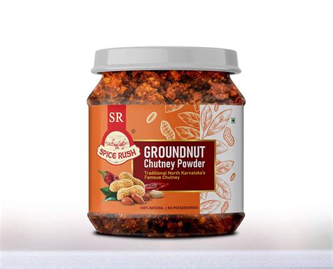 SPICE RUSH Groundnut Powder | Peanut Chutney Powder | Shenga Chatni ...