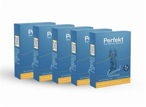 Perfekt Essential Adult Chicken and Vegetables | (500 gm x 6) | Minimum ...