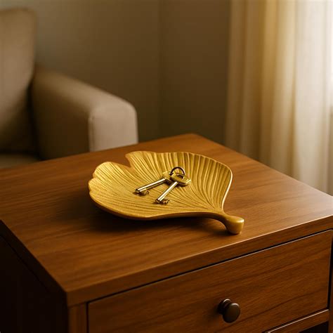 VON CASA Golden Ribbed Platter – Festive Radiance Serving Platter ...