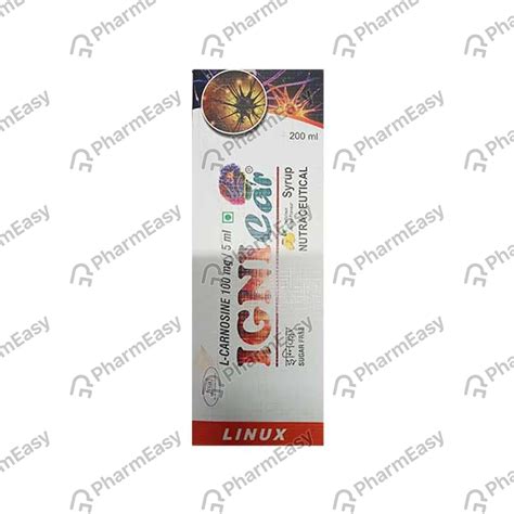 Buy Ignicar 100 MG/5ML Syrup (200) Online & Save Up to 24% at PharmEasy