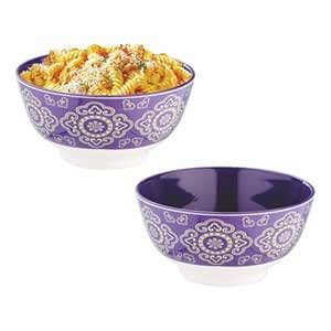Buy Nayasa Melamine Noodle Bowl Deluxe | 1100 ml | Set of 2 | Elegant ...