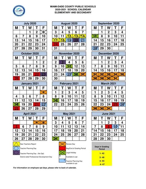 Broward County School Schedule