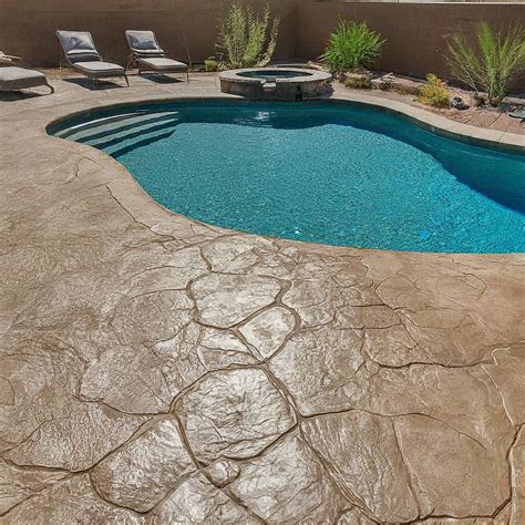 Stamped Concrete Pool Decks | Designs, Costs & Benefits