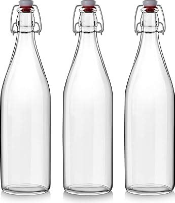 CELLO Aquaria Glass Water Bottle | Freezer Safe & Leakproof Flip Cap ...