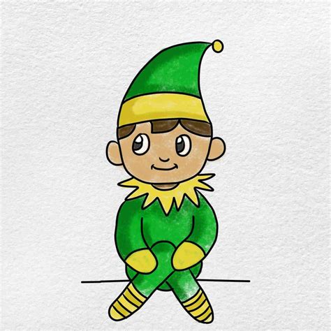 Image result for Elf Directed Drawing