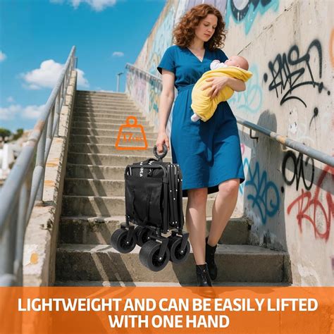 KACHUANBEAR 300L Large Collapsible Wagons Carts with Big India | Ubuy