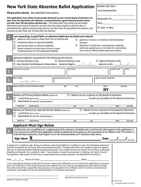 Absentee Ballot Application Form 的图像结果