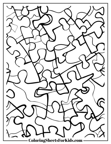 Image result for Puzzle Coloring Pages