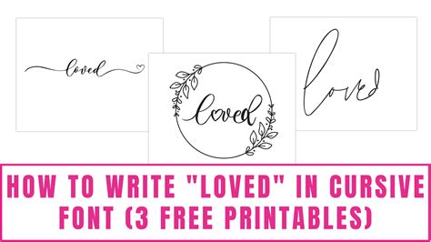Writing "Happy" with Cursive Letters Printable