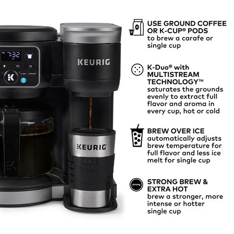 Snapklik.com : Keurig K-Duo Hot & Iced Single Serve & Carafe Coffee ...