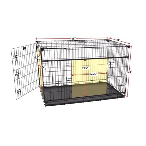 48 in. Double-Door Crate with Sliding Side Doors India | Ubuy