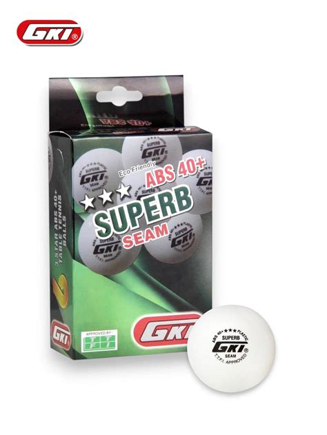 GKI Superb 3 Star Table Tennis Balls – Sports Kingdom