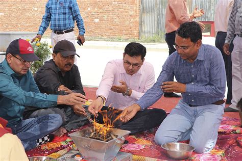 Rajiv Gandhi Institute of Petroleum Technology / / Inauguration Puja of ...