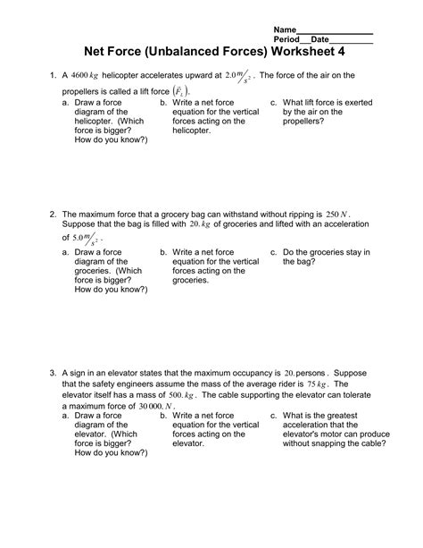 Normal Force Worksheet 的图像结果