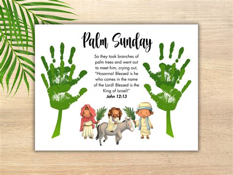 Printable Palm Sunday Craft
