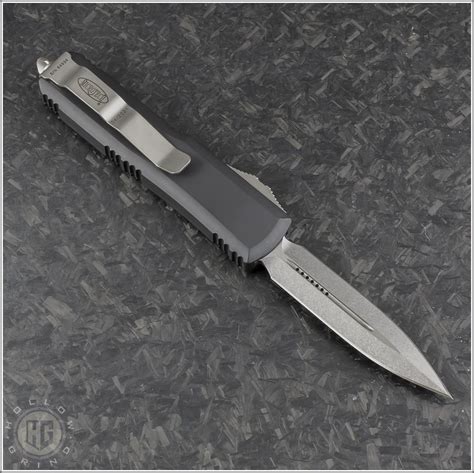 Microtech Knives UTX-85 D/E Automatic OTF D/A Knife (3in Stonewashed ...
