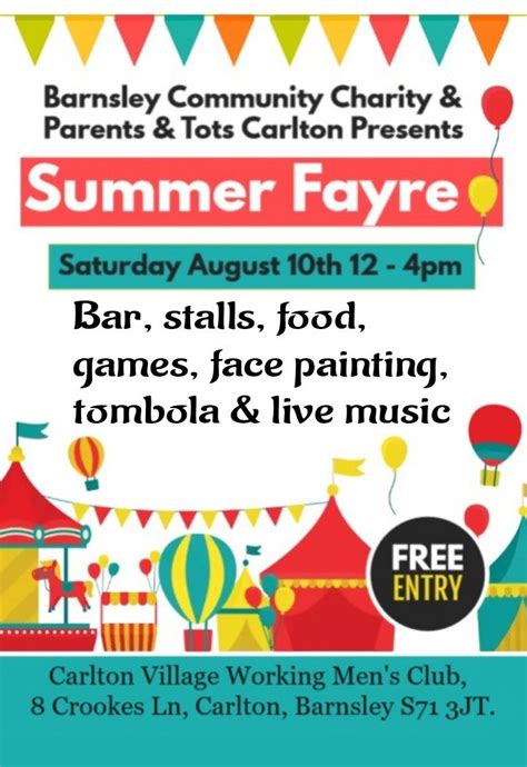 Carlton Village Summer Fayre, Carlton Village Working Men's Club, 8 ...