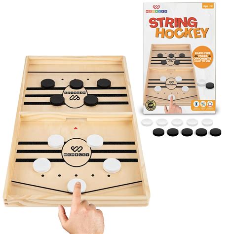 Buy Wembley Fastest Finger First Board Games for Kids Wooden String ...