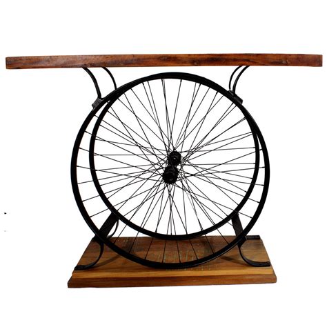 Console Table, Solid Wood Console Table, Brown Console Table, Console ...