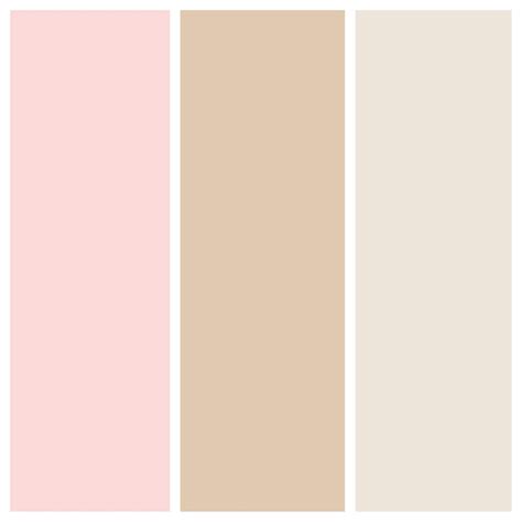 Blush Pink, Tan, and Cream Wedding Color Scheme