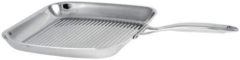 Buy CRISTEL® Castel'Pro® 12" Stainless Steel Grill Pan, 5-Ply ...