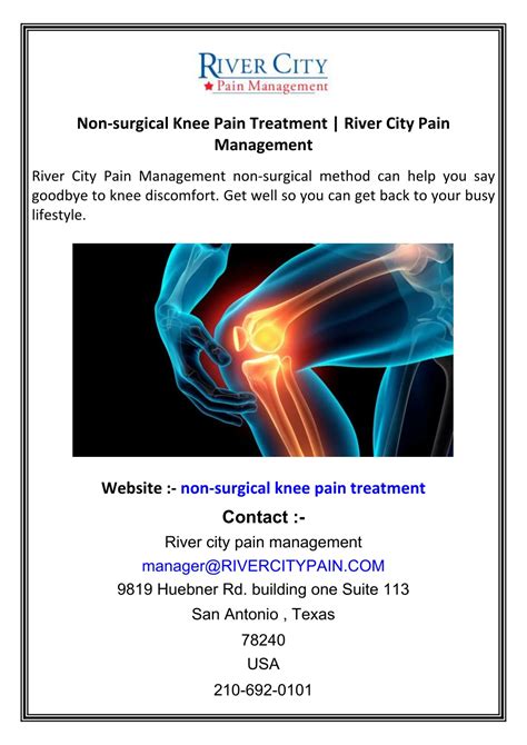 PPT - Non-surgical Knee Pain Treatment River City Pain Management ...