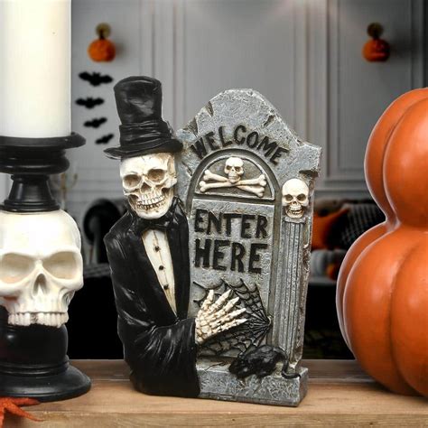 Buy 12 in. Skeleton Holding Tombstone Online at Lowest Price in India ...