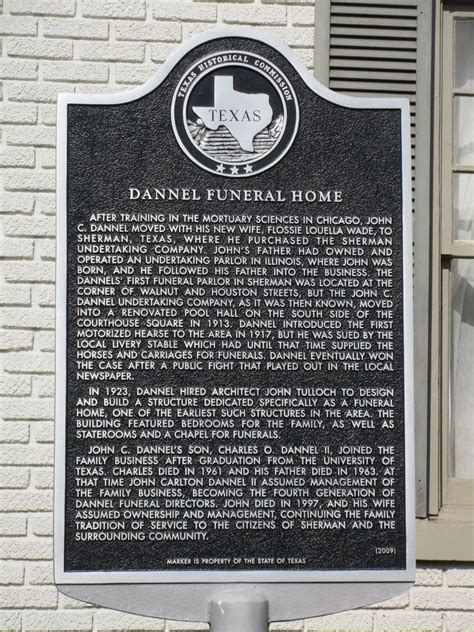 Dannel Funeral Home Historical Marker