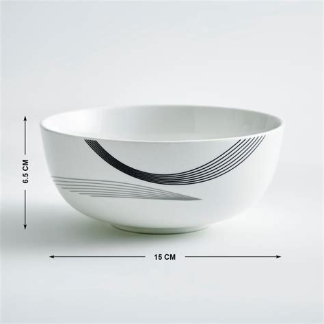 Buy Lucas Bone China Printed Cereal Bowl - 600ml from Home Centre at ...