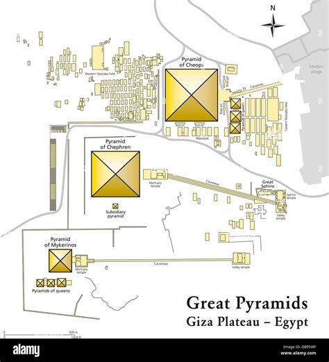 Giza Pyramids Map