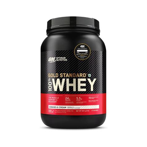 Buy Optimum Nutrition (ON) Gold Standard 100% Whey Protein Cookies ...