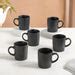 Black Matte Coffee Mug Set Of 6 220ml Online - Premium Coffee Mug ...