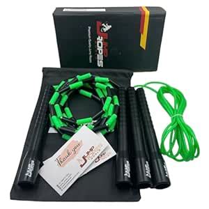 Buy JUMP ROPES WORLD,COMBO PACK OF LONG HANDLE FREESTYLE BEADED ...