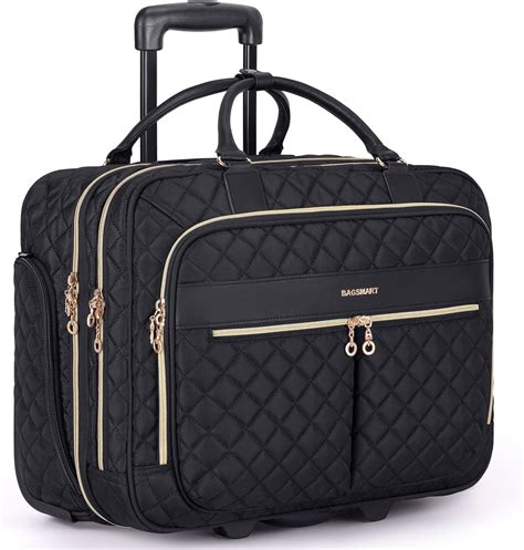 Amazon.com: BAGSMART Rolling Laptop Bag Women, Rolling Briefcase for ...