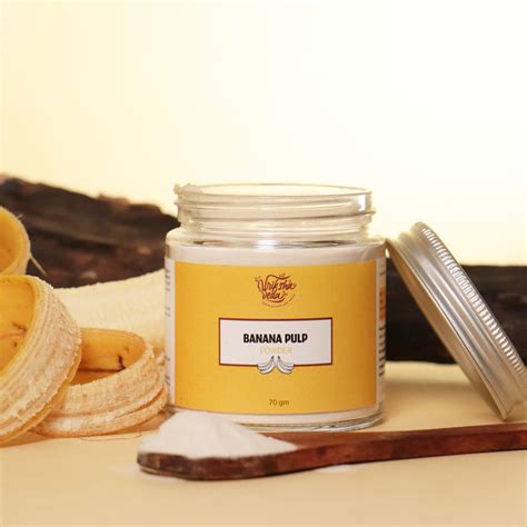 Banana Pulp Powder for Skin I 70 gms - Buy on Upcycleluxe