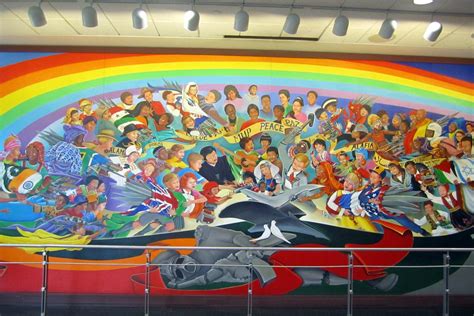 How Denver Airport’s Murals Feed Conspiracy Theorist | Painting ...