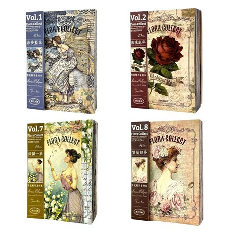 160 PCS Aesthetic Scrapbook Paper Vintage Journal Journaling Supplies ...