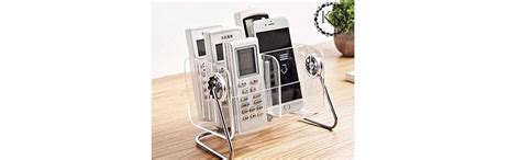 KPS 6-Slot Clear Acrylic Home Desk Tv Air-Conditioner Remote Control ...