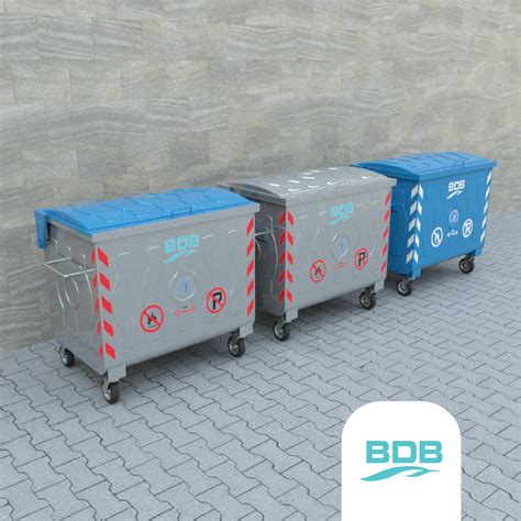 Metal Waste Containers - BDB Metal