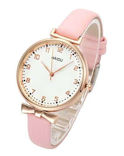 Buy Top Plaza Womens Ladies Classic Simple Leather Analog Quartz Wrist ...