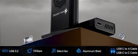 NVME M.2 Fan Enclosure, PiBOX India Dual protocol NVMe/NGFF SATA SSD ...