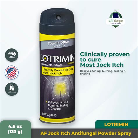 Lotrimin Jock Itch Powder Spray 4.6 oz | Shopee Singapore