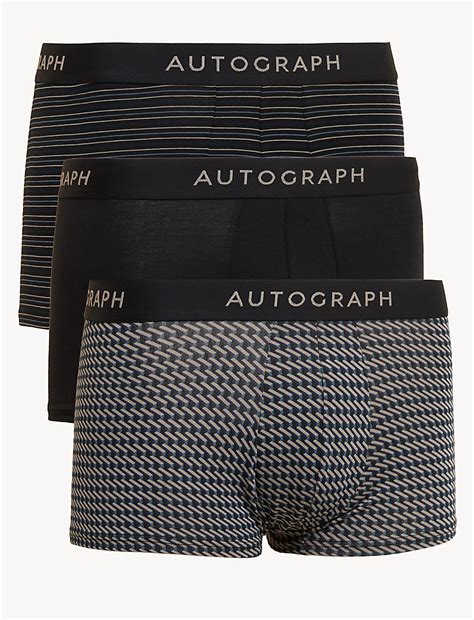 Buy 3pk Supima® Cotton Blend Hipsters at Marks & Spencer