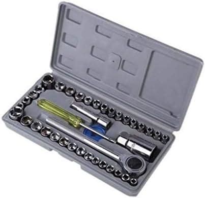 40pcs Combination Socket Wrench Set Screwdriver and Socket,Multipurpose ...