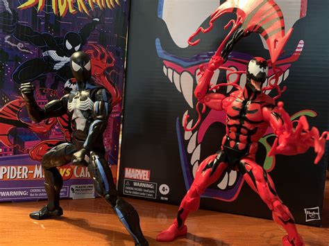 Spiderman 4 Carnage Vs Spiderman Marvel Legends Series Spider Man