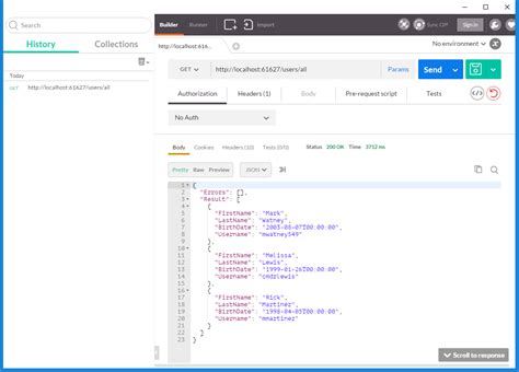 Web API Validation 的图像结果