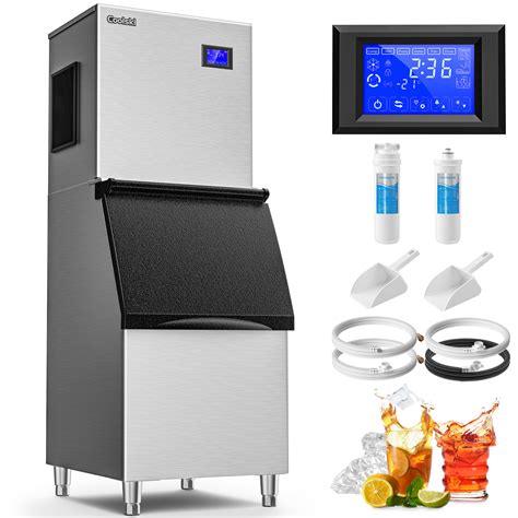 Coolski Commercial Ice Maker Machine 550lbs/day, 22’’ Wide Industrial ...